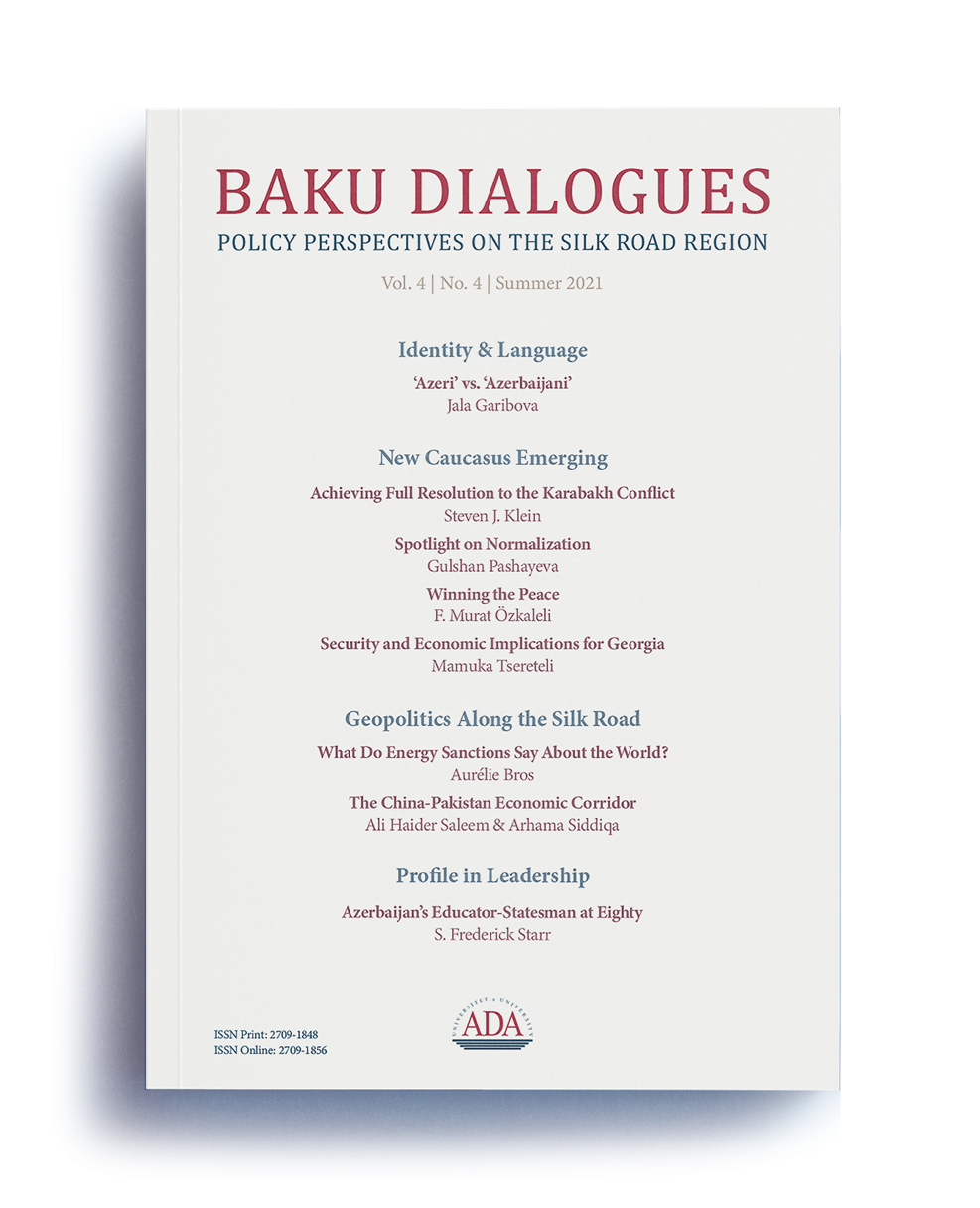 Baku Dialogues Magazine Cover