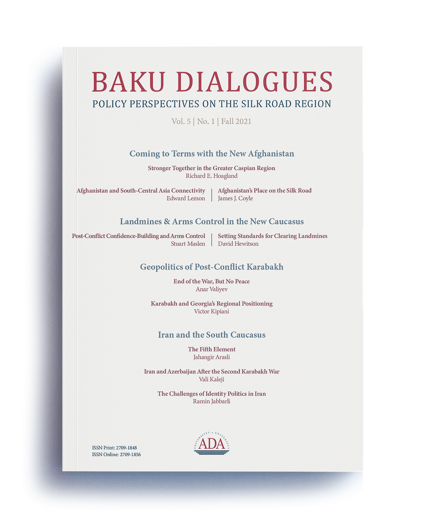 Baku Dialogues Magazine Cover