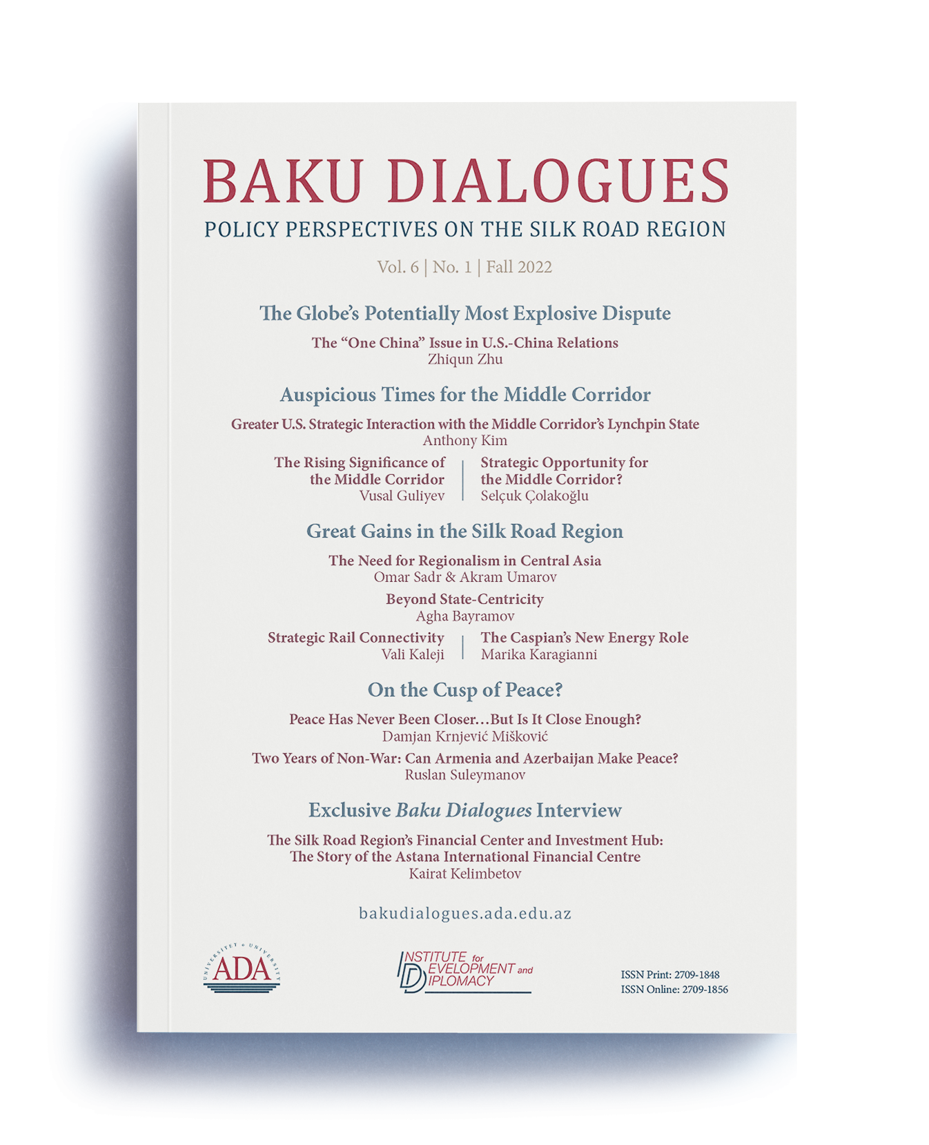 Baku Dialogues Magazine Cover