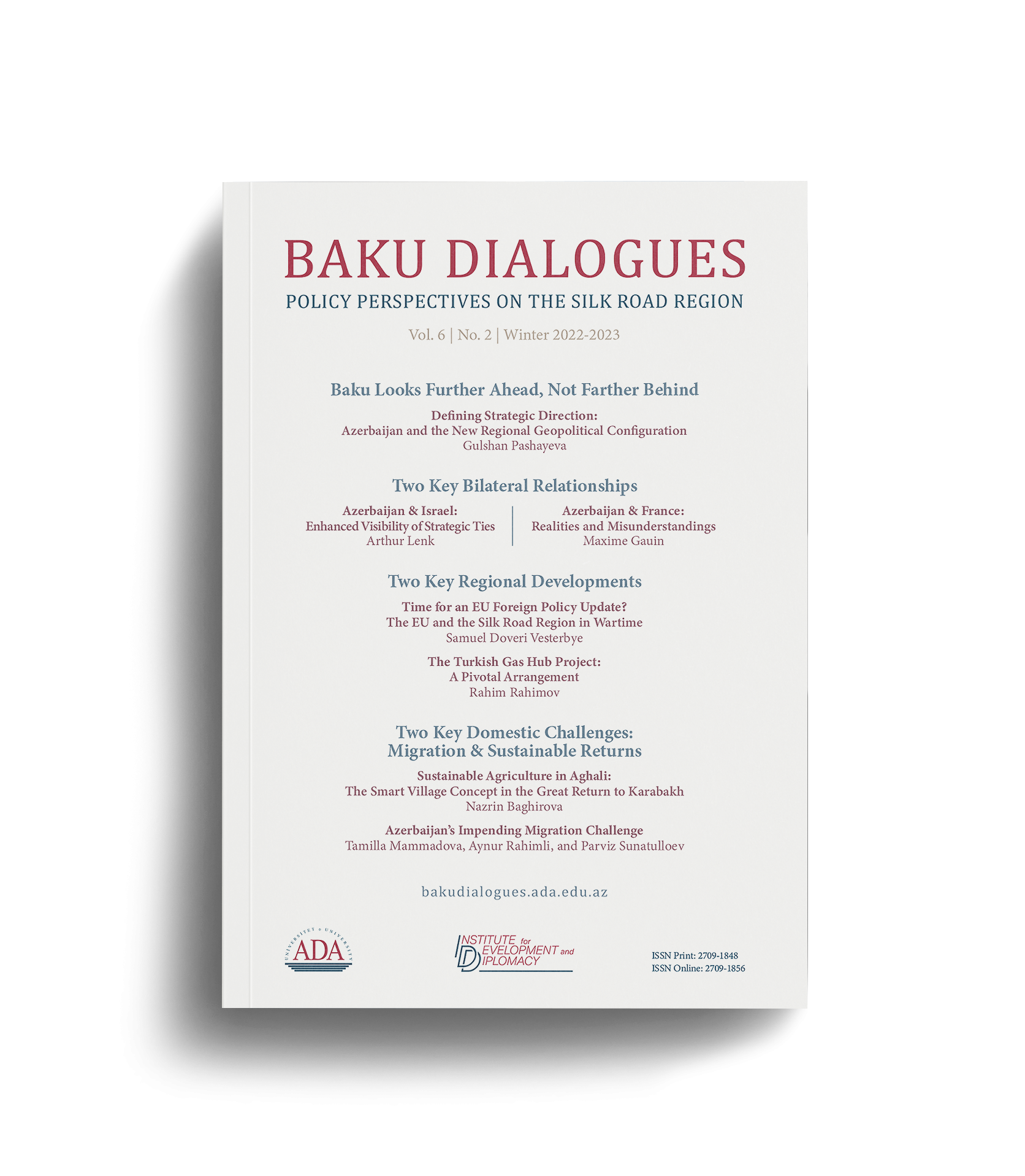 Baku Dialogues Magazine Cover